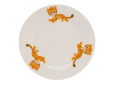 Тарелка фарфоровая мелкая 200мм Тигренок Фокус т8-3524ц