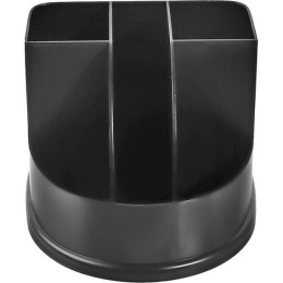 Подставка для пишущих принадлежностей Attomex,  5 отделений, черный 4102513