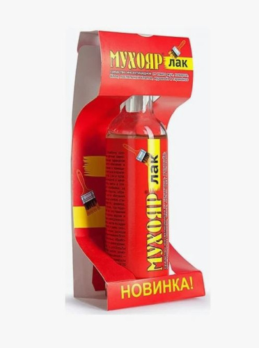 Лак от бытовых насекомых Мухояр 220мл Ваше хозяйство