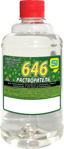 Растворитель 646  0,5л ГОСТ в бутылке ПЭТ Спринт