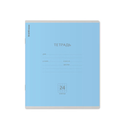 Тетрадь  24 листа клетка ErichKrause Классика, голубая 35328