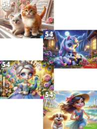 Пазлы   54 элемента Любимые пазлы для девочек П54-8711