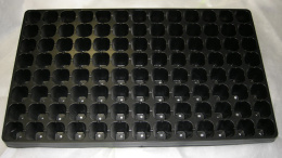 Кассета для рассады 104 ячейки (квадратные) 52х31,5х4см, под малый поддон, объем ячейки - 35мл Агроком