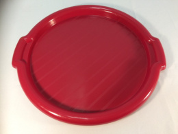 Поднос пластиковый круглый d-35см, цвета в ассортименте БЗПИ 321079