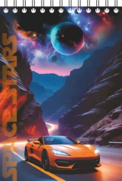 Блокнот А6  40 листов Lamark Дорога к звездам, гребень 128/03004301