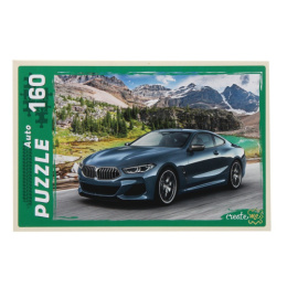 Пазлы  160 элементов Авто в горах П160-0629