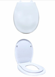 Сиденье для унитаза пластиковое Океан Lux с детской накладкой, белый Океан ЕК-407D-01