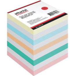 Блок для записей 9х9х5 Attache, цветной, 65-80г 605144
