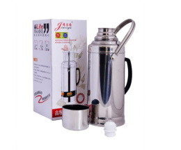 Термос  3,2л стеклянная колба узкое горло нержавеющий корпус, в индивидуальной коробке PEE 320