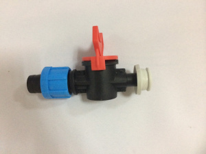 Кран для капельной ленты стартовый с резинкой SL-003