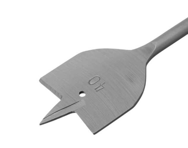 Сверло по дереву 40х153мм перовое 6-гранный хвостовик Сибртех 70390