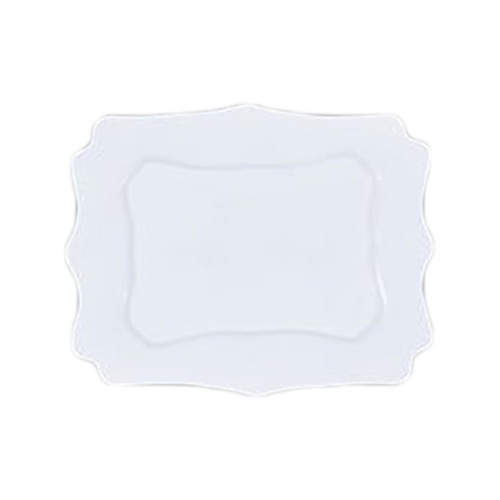 Блюдо стеклокерамическое прямоугольное 255х335мм Белье Фокус 100б-ткб14