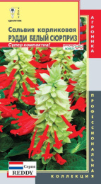 Сальвия Рэдди Белый сюприз карликовая 10шт. цветной пакет Плазменные семена