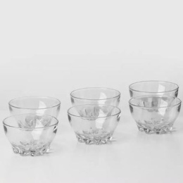 Набор салатников стеклянных Azalea 6шт. 105мм/270мл, в п/у Kaveh 0733