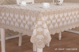 Клеенка - скатерть ажурная Lace 120х150см 10шт. в рулоне Grace LP-1044C