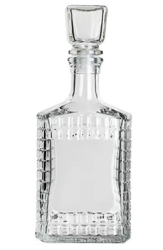 Графин - штоф стеклянный  500мл Оптика 500/Оптика