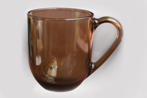 Кружка стеклянная 500мл Basilico/Cinquecento дымка Ca del Vetro 62019