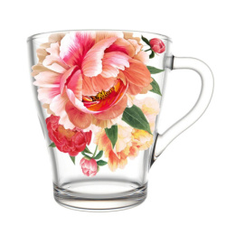 Кружка стеклянная 250мл Грация Корнелия Декостек 1649-Д