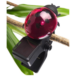 Фонарь садовый на прищепке Божья коровка, на солнечной батарее Park 109157