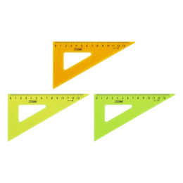 Треугольник 30гр. 13см Стамм, прозрачный неоновые цвета ассорти ТК33