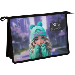 Папка для тетрадей А4 на молнии Devente Paris Girl 8056547