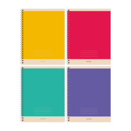 Тетрадь  48 листов BG Monocolor Simple, гребень Т5ГР48 11050