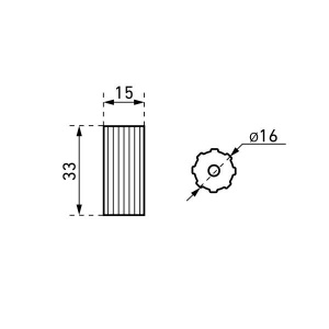 Ручка-кнопка мебельная StahlBuro AP2315 2шт., CP хром StahlBuro 42294
