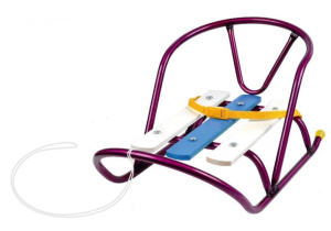 Санки кукольные, амарантовый Nika СКУ1/А