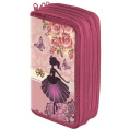 Пенал трехкамерный Devente Принцесса 19х10,5см на молнии 7013604