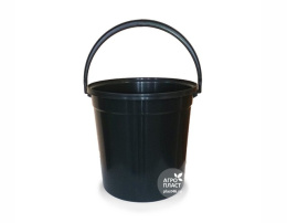 Ведро пластиковое 16л без крышки Доминант, черный Агропласт Л5120