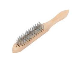 Щетка 5-рядная металлическая, деревянная ручка Sparta 748245