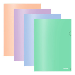 Папка-уголок А4 ErichKrause Matt Pastel Bloom ассорти (12шт.) 61133 ЦЕНА ЗА УПАКОВКУ