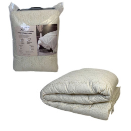 Одеяло 200х220см Овечья шерсть (п/э 90) в чемодане ДомВелл 