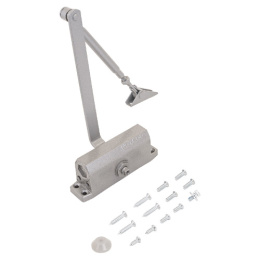 Доводчик дверной Notedo DC-060-I Gray со складным рычагом, до 60кг, от -35 до +60 °С, серый Notedo 42671