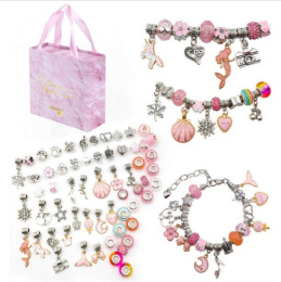 Набор для творчества Создание украшений и бижутерии Розовый сапфир 66 элементов 665290