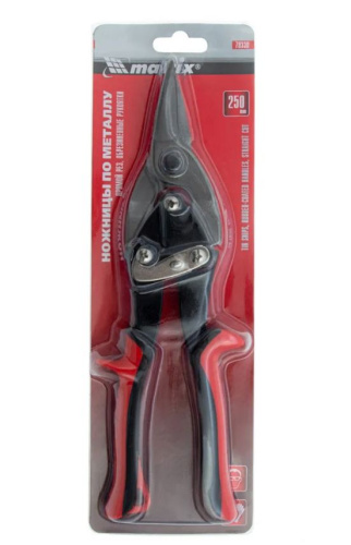 Ножницы по металлу прямые 250мм Matrix 78330