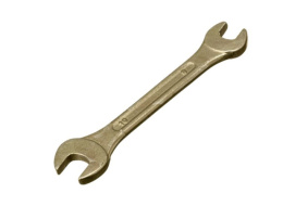 Ключ рожковый  8х10мм желтый цинк Сибртех 14303