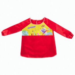 Фартук-накидка для труда с рукавами Юнландия, красный 228354