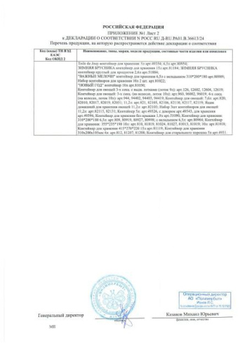 Контейнер для СВЧ пластиковый 4,0л прямоугольный Лайт Полимербыт С559
