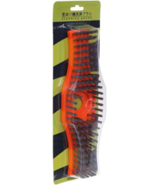 Щетка для триммера тротуарная пластиковая, нейлоновый ворс 298х79х50мм РЦ Восток 702-583