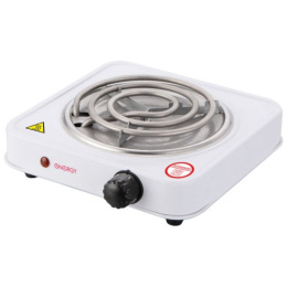 Плита электрическая настольная 1 конфорка, EN-902, спираль, белый Energy 158902
