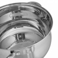 Кастрюля из нержавеющей стали  4,0л 200мм стеклянная крышка, Aurora Webber BE-353/2