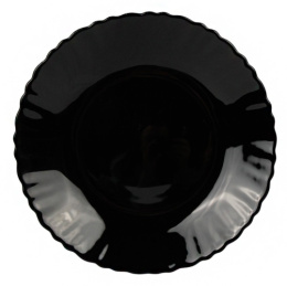 Тарелка стеклокерамическая мелкая 190мм черный Фокус 100ч-твч7,5