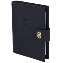 Ежедневник недатированный В5 160 листов Brauberg Nova, органайзер, под кожу, черный 116204