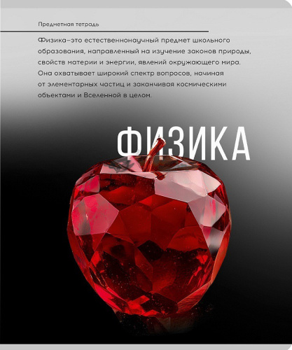 Тетрадь  48 листов П Физика Самоцвет 48-9921