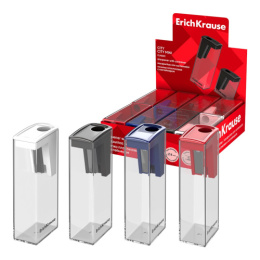 Точилка пластик с контейнером ErichKrause City, ассорти 60021