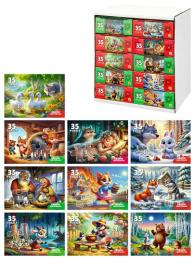 Пазлы   35 элементов Оживи мультфильм. Сказки №1, в ассортименте П35-3491