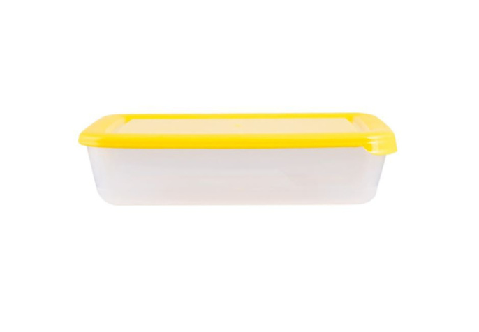 Контейнер для СВЧ пластиковый 1,9л прямоугольный Лайт Полимербыт С553