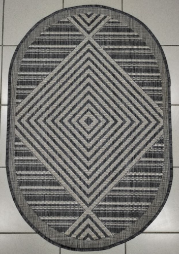 Циновка напольная Петра  80х120см овальная рис. 4254 ТО77845