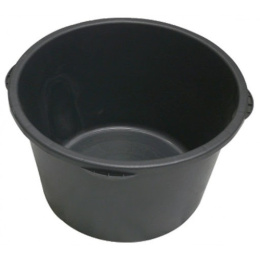 Таз пластиковый строительный круглый 65л черный Агропласт У3019